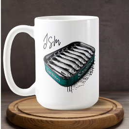 Tin Anpassningsbar Monogram Namn Kaffemugg