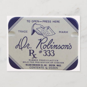 Tin Box-vykort Vykort