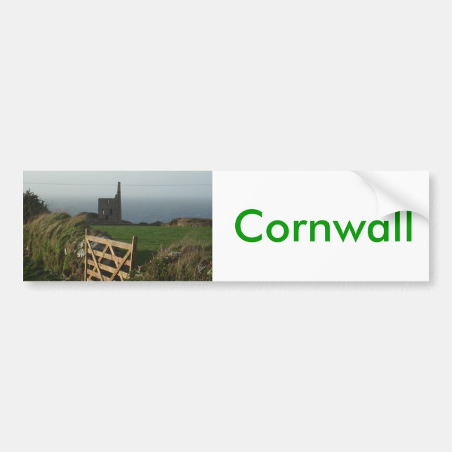 Tin bryter Cornwall Bildekal (Framsidan)