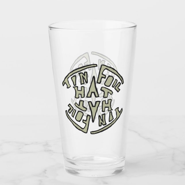 Tin Foil Hat Glaskopp (Framsida)