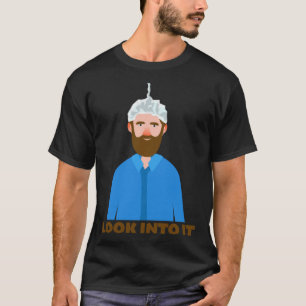 Tin Foil Hat Tinfoil Conspiracy Grid tittar på det T Shirt