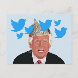 Tin Foil Trump-vykort Vykort