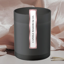 Tin från lyxurbenet Ro Guld Tamper Thin Candle Bur Klistermärke