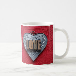 Tin kärlek kaffemugg