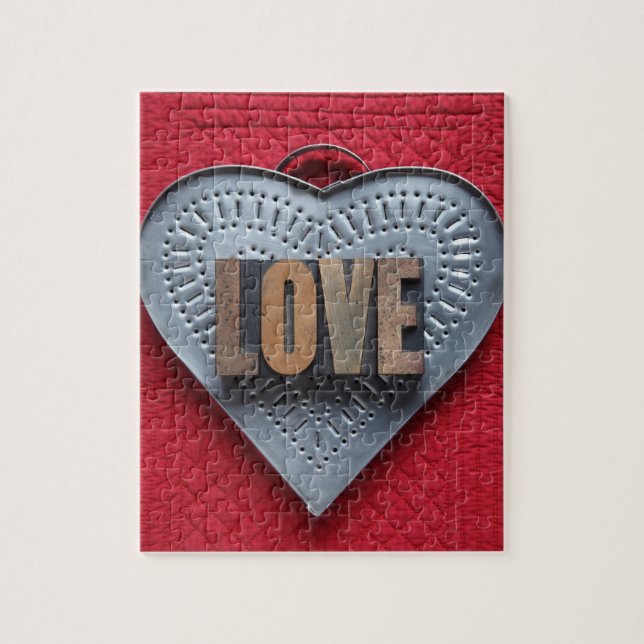 Tin kärlek pussel (Vertikal)