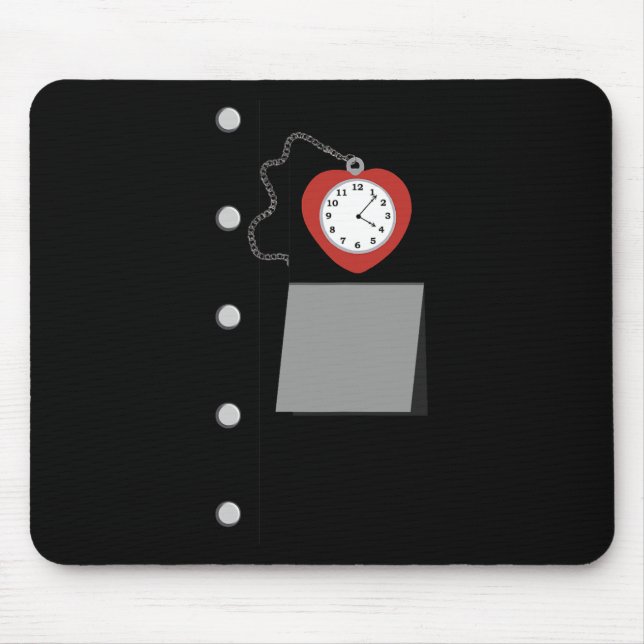 Tin Man Costume Halloween-guiden för Oz Tinman Vin Musmatta (Framsidan)