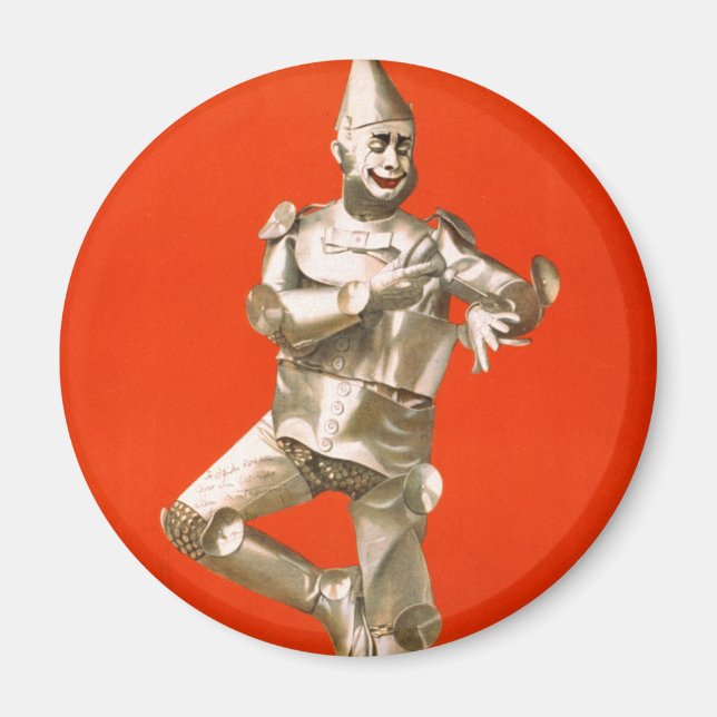 Tin Man från Oz-guiden Magnet (Framsidan)