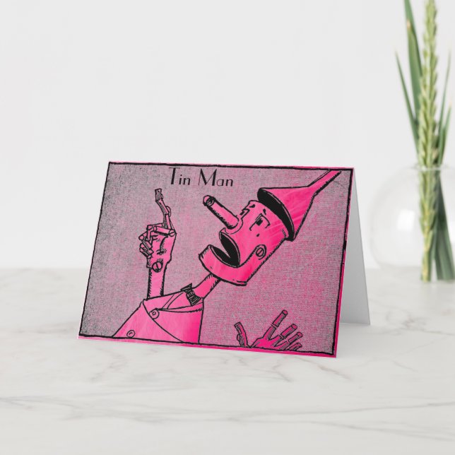 Tin Man Greeting Card Kort (Framsida)