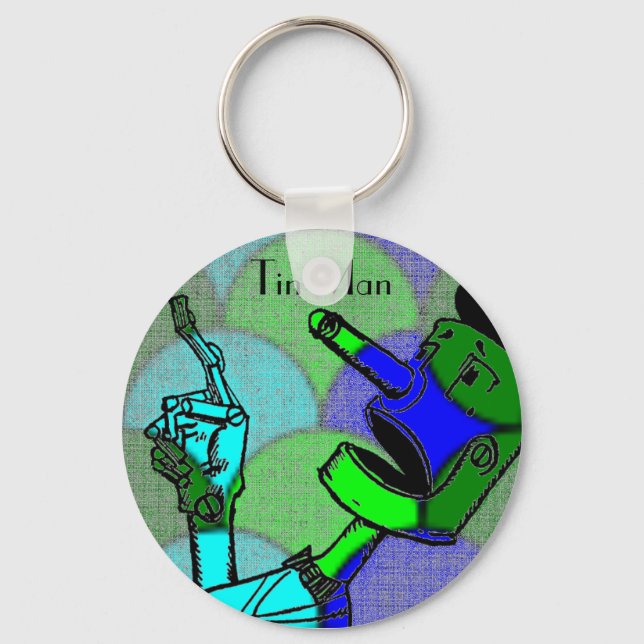 Tin Man Keychain Nyckelring (Framsida)