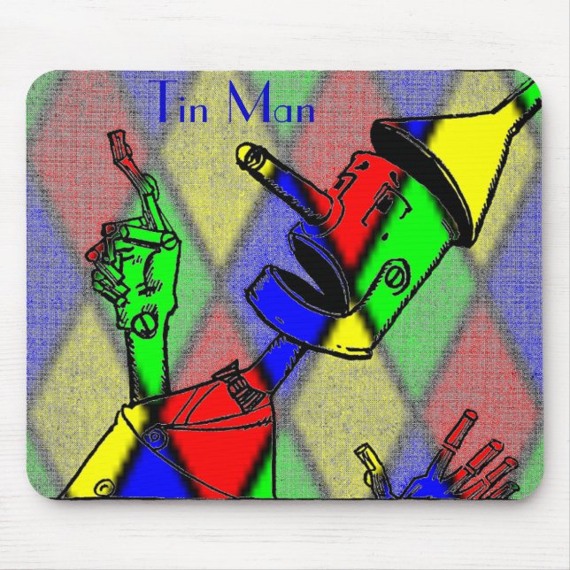Tin Man Mouse Pad Musmatta (Framsidan)