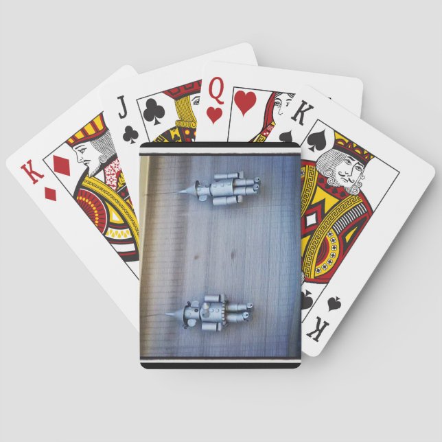 Tin Man & Tin Woman Casinokort (Baksidan)