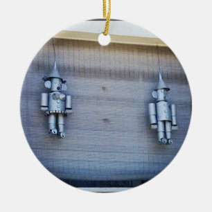 Tin Man & Tin Woman Julgransprydnad Keramik