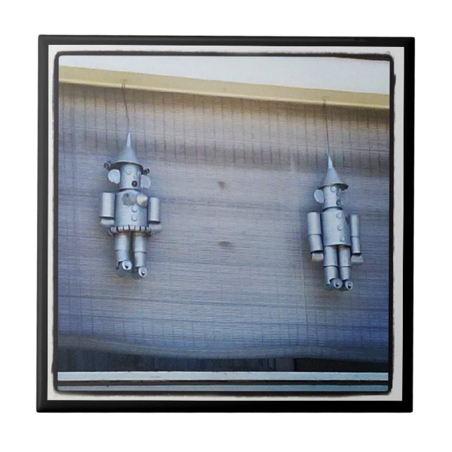 Tin Man & Tin Woman Kakelplatta (Framsidan)