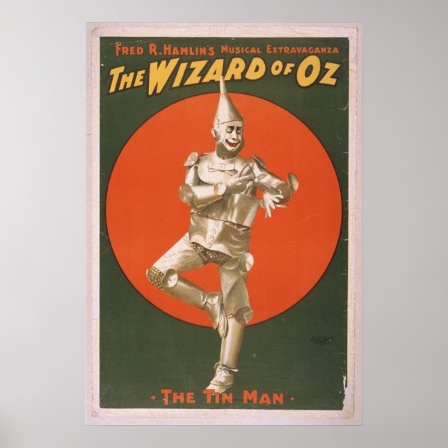 Tin Man Vintage Musical Poster (Framsidan)
