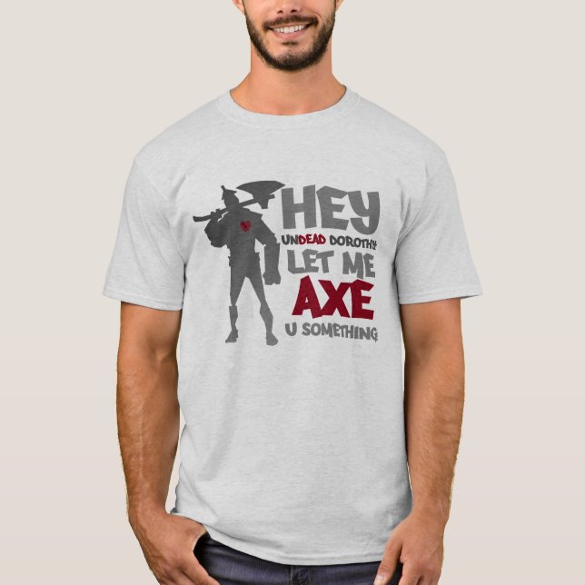 Tin-Man vs. Zombies T-shirt (Framsida)
