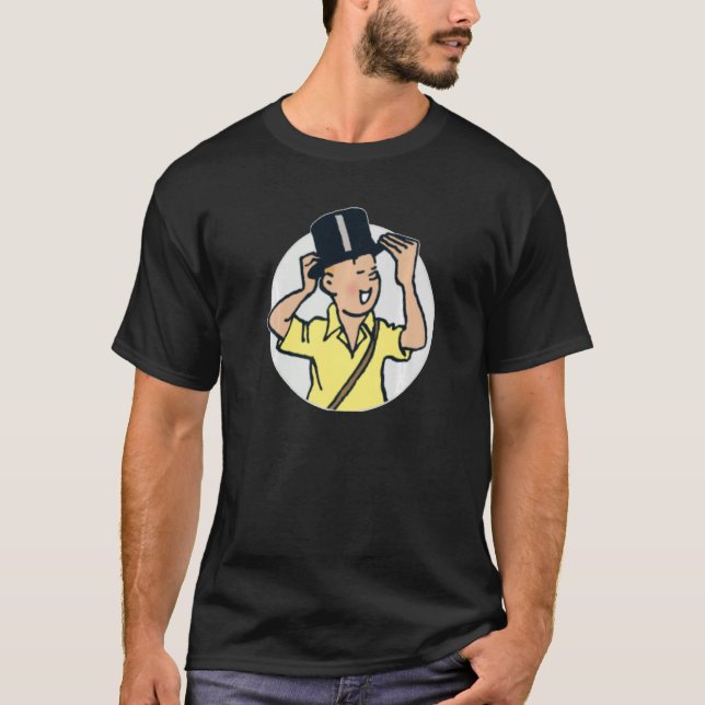 Tin med hatten t shirt (Framsida)