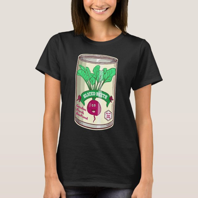 Tin of Beets Beet T Shirt (Framsida)