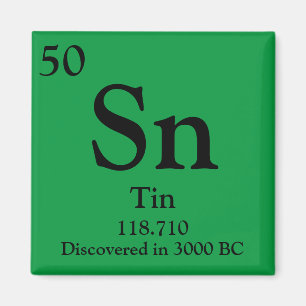 Tin Periodic Bord Magnet