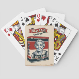 Tin-reklamskylt för gammalt kokkaffe casinokort