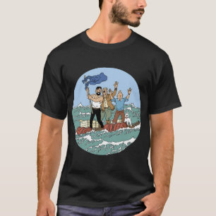 Tin Sea Äventyr med kapten Haddock T Shirt