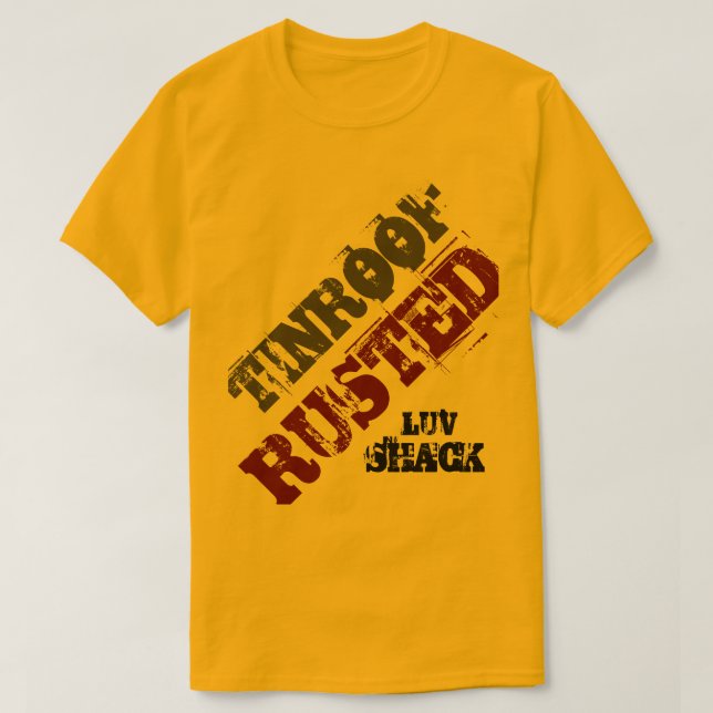 TIN TAK RUSTERAD LUV-KORT T SHIRT (Design framsida)