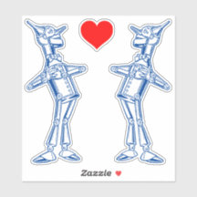 Tin Woodman står på Denslow Wonderful Wizard