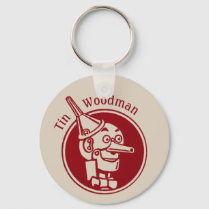 Tin Woodman (Tin Man) Ansikte CC0901 Underbar guid Nyckelring