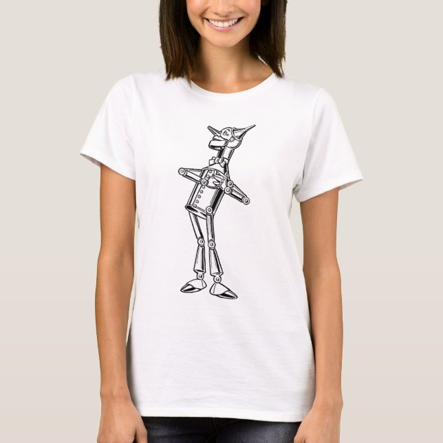 Tin Woodman Vintage Oz T Shirt (Framsida)