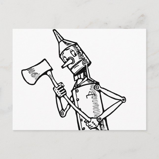 Tin Woodsman Vykort (Framsida)