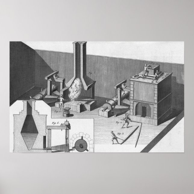 Tin workshop, graverad av Benard, Robert Poster (Framsidan)