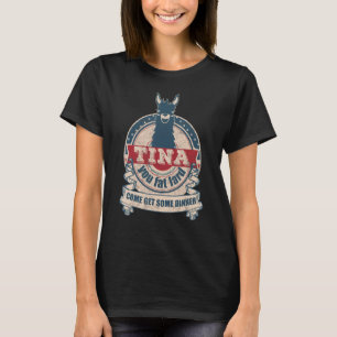 Tina att du tjock Lard kom får lite vintage roligt T Shirt