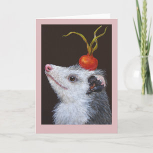 Tina opossum-kortet kort