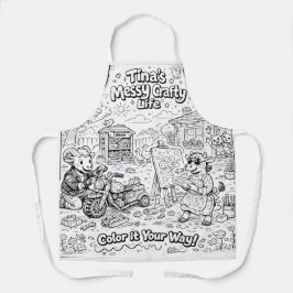 Tina's Messy Crafty Life - Förkläde, M- #PCF
