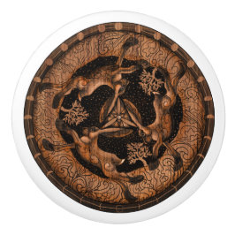 Tiners Hare Trinity Keramisk Knapp Knopp