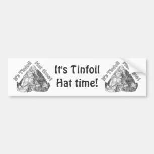 Tinfoil Hat Time Bildekal