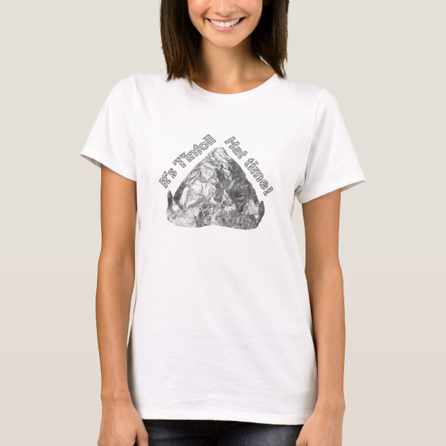 Tinfoil Hat Time T-shirt (Framsida)