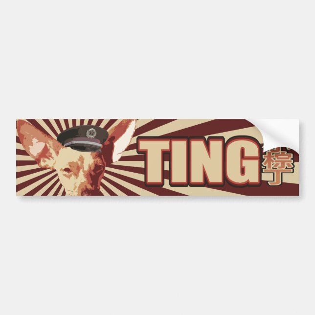 TING styretankdekalet Bildekal (Framsidan)
