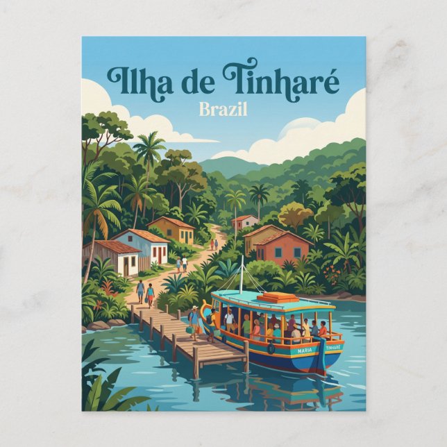 Tinharé Brasilien Vykort (Framsida)