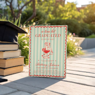 Tini Bit Graduated Western Cowgirl Studenten Inbjudningar