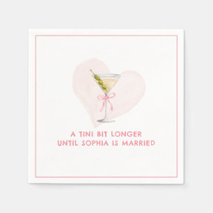 Tini Bit Longer Möhippa Bow Trendig Martini Pappersservett