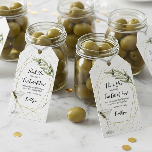 Tini Bit Of Fun Martini Soirée Presentetikett (Skapare uppladdad)