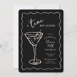 Tini Bit Older 30års födelsedag Party Inbjudningar