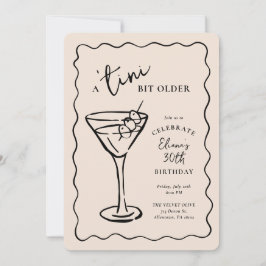 Tini Bit Older 30års födelsedag Party Inbjudningar