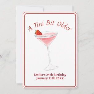 Tini Bit Older - Berry Drink Theme Inbjudningar