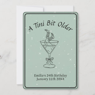 Tini Bit Older - Boots & Drink Theme Inbjudningar
