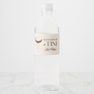 Tini Bit Older Espresso Martini Birthday Vattenflaskor Etikett