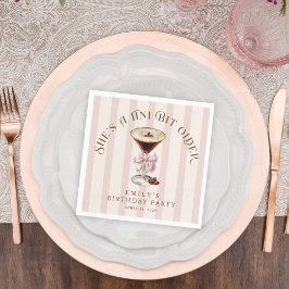 Tini Bit Older Espresso Martini Födelsedagsfest Pappersservett