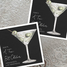 Tini Bit Older Martini Birthday Pappersservett
