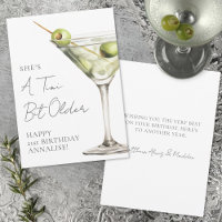 Tini Bit Older Martini Grattis på födelsedagen