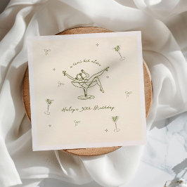 Tini Bit Older Quirky Hand plockade Birthday Pappersservett